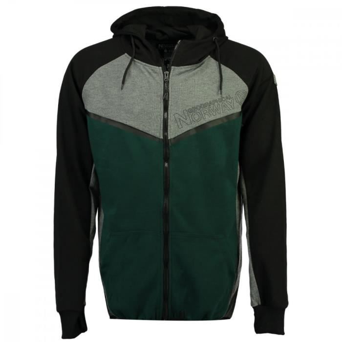 GEOGRAPHICAL NORWAY Sweat GALON Noir - Homme