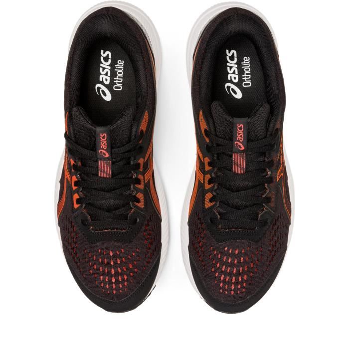 Chaussures de multisports, ASICS, Gel-Contend 8 - Black/Cherry Tomato, Homme