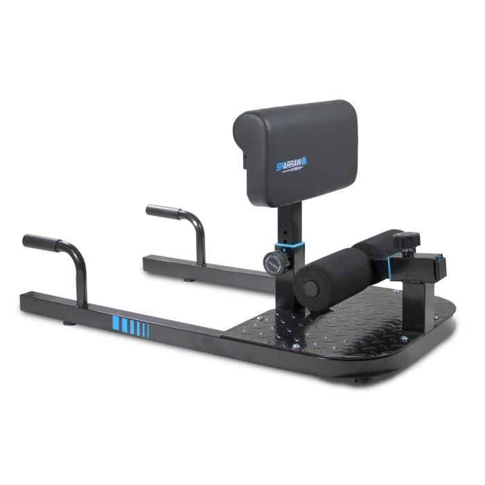 Squat Machine CITIUS Appareil de musculation multifonction 94 x 50 x 50 cm - Dossier réglable en hauteur - Charge max 120kg