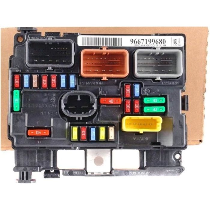 Module BSM Boîte à Fusibles Citroen C2 C3 I II C3 Picasso DS3 Peugeot 1007 207 9667199680 R08 9662783880 9664997780 6500HV