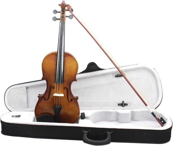 violon 4/4 pleine taille pour débutants, bois de tilleul, instruments à cordes de musique avec sac et archet pour enfants et