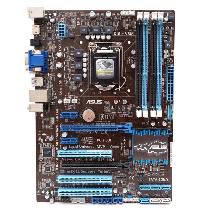 Carte mère ASUS P8Z77-V LX Intel Z77 LGA 1155 4xDDR3 32GB ATX - Asus