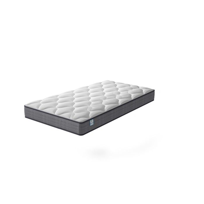 TUNCCO® Matelas 90x190 cm Épais 20cm Ressorts Ensachés Mémoire de Forme 7 Zones de Confort doux
