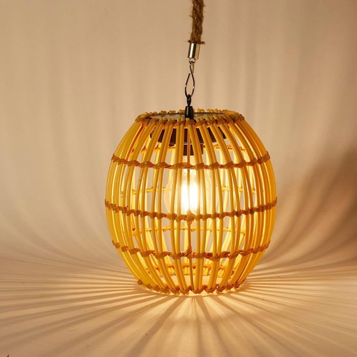 Lampes solaires à suspendre extérieur - 0.2W IP55 - 29*19 cm - résistante aux intempéries - avec poignée de cordon - pour gardin