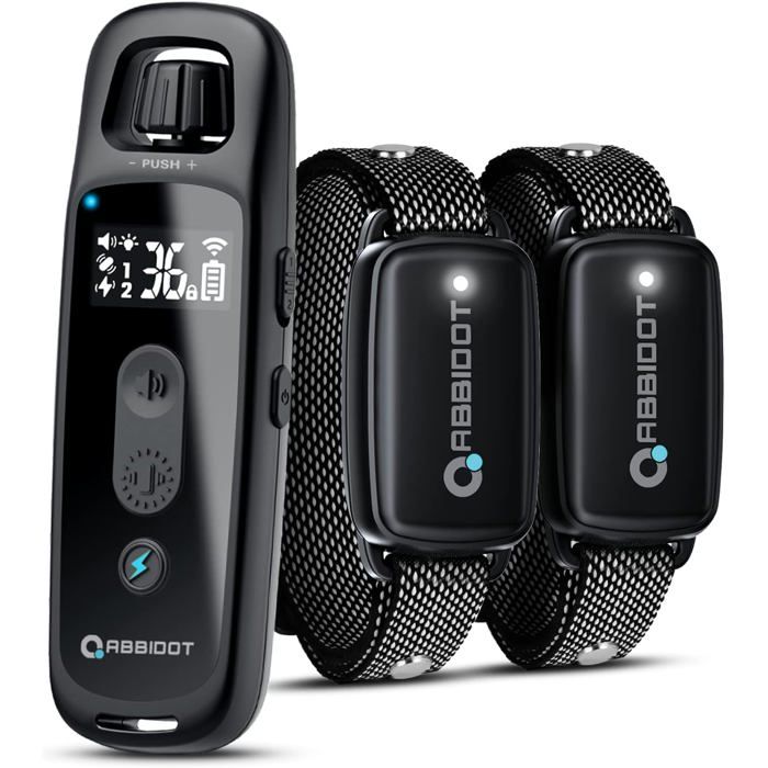 Comparer les prix de Collier De Dressage Pour Chien Pour 2 Chiens-Veilleuse Mise À Jour 2024 Et 4 Modes De DressageRechargeable Collier Electrique Pou