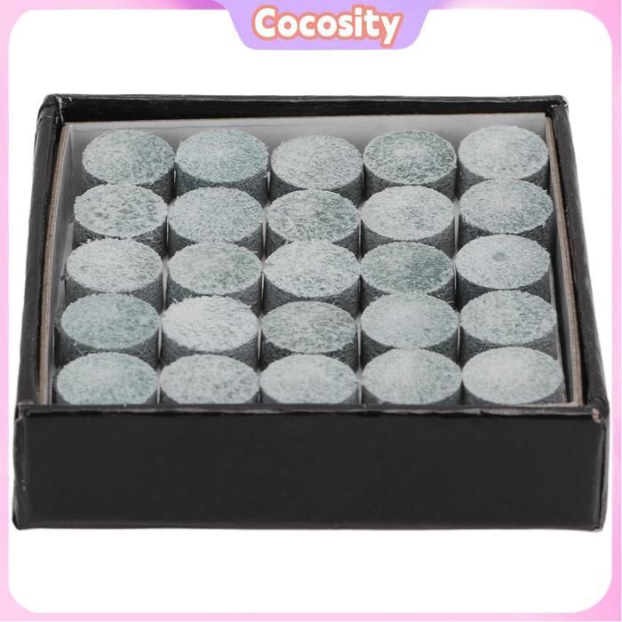 Accessoires de billard GENERIQUE PATIKIL- 9mm Diamètre Laiton Billard Queue Embouts, Pointes Rechange Réparation Outil avec Dents, 10 Paquet, Cuivre