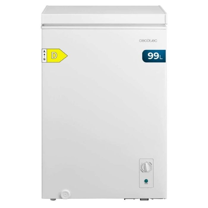 Cecotec Congélateur Horizontal 99L Bolero CoolMarket Chest 99M White D. Panier avec Poignées Contrôle Mécanique LED UltraContact D - Cecotec