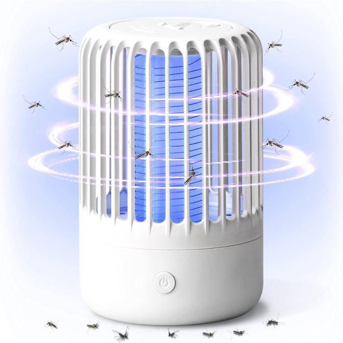 Anti Moustique Lampe Mouche Rechargeable Appareil MoustiqueTue Electrique Attrape Tue Interieur Moucherons USB puissants