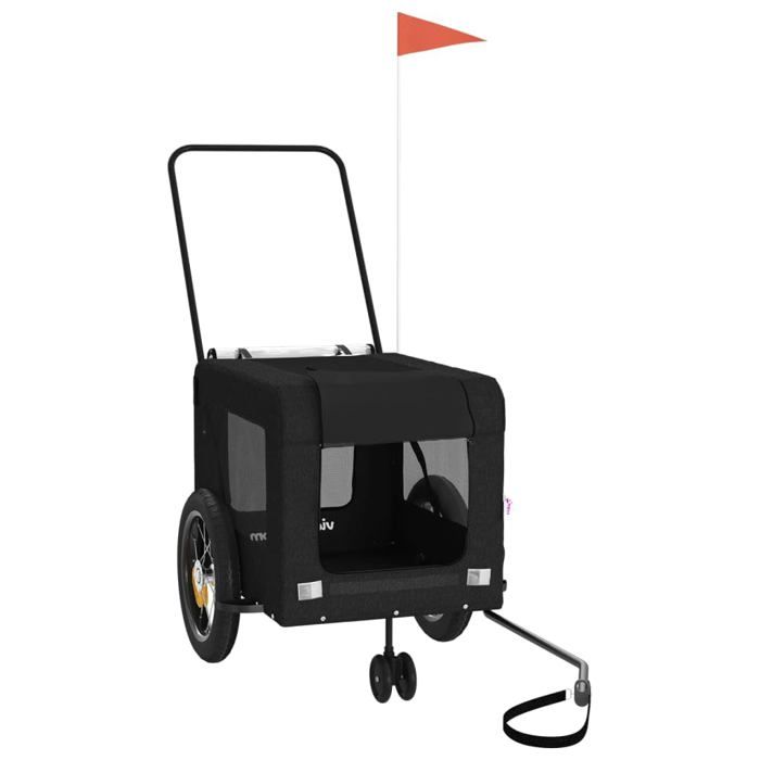 Remorque De Vélo Pour Animaux vidaXL - Plusieurs Couleurs Disponibles - vue 3