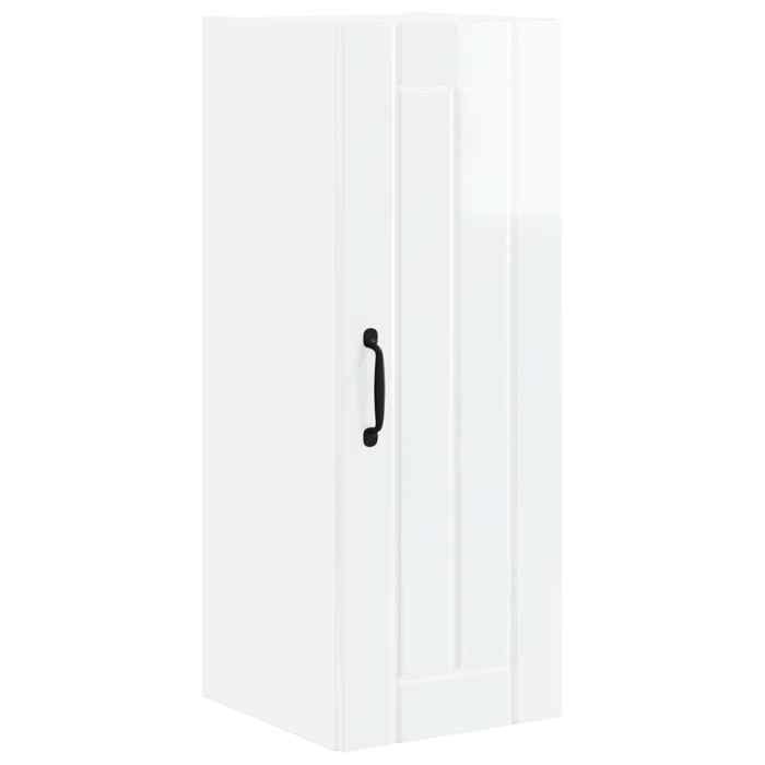 En solde Buffet de cuisine( 1 pc) Meuble bas/Armoire rangement Blanc brillant 30x31x80 cm A1755