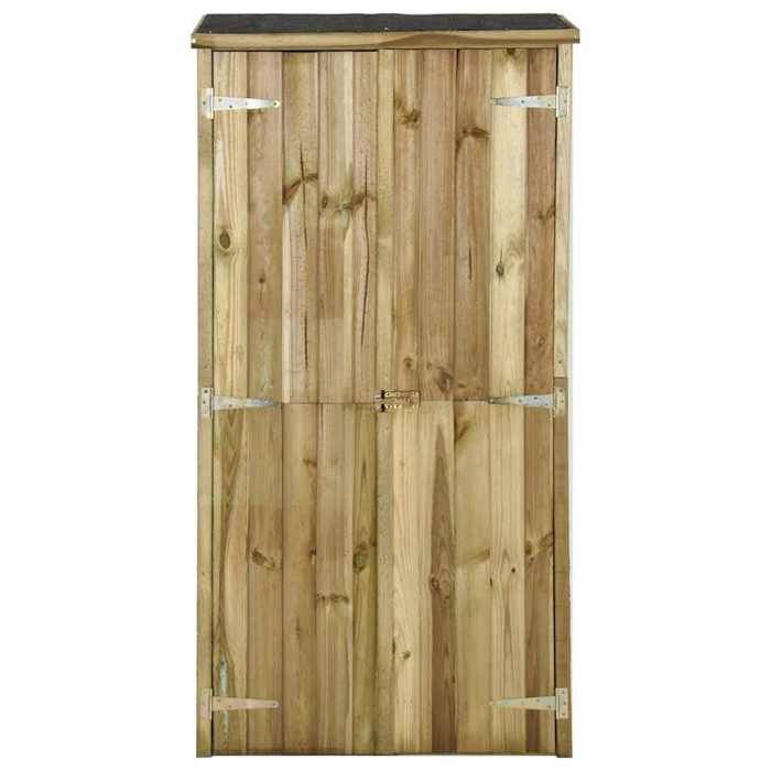 Promotion FévrAbri à outils pour jardin Pin 85x48x177 cm - Utilisation Polyvalente 026_62313984