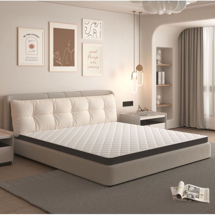 Matelas mousse 120 x 200 cm H3 7 zones soutien ergonomique 7 cm blanc et gris livré compressé OEKO-TEX ORVRYN