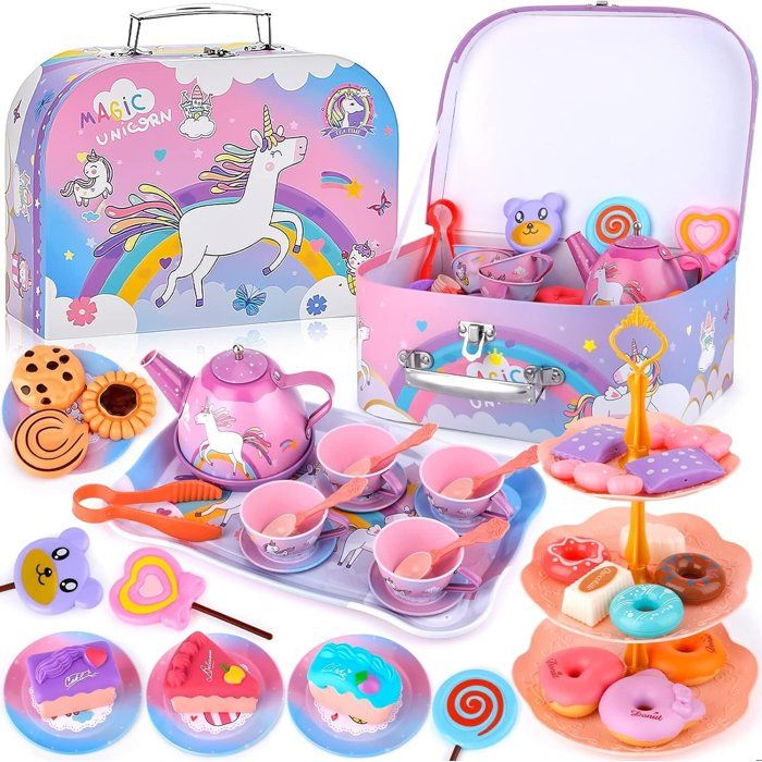 Service à Thé pour Enfants - 48pcs - avec Jouets