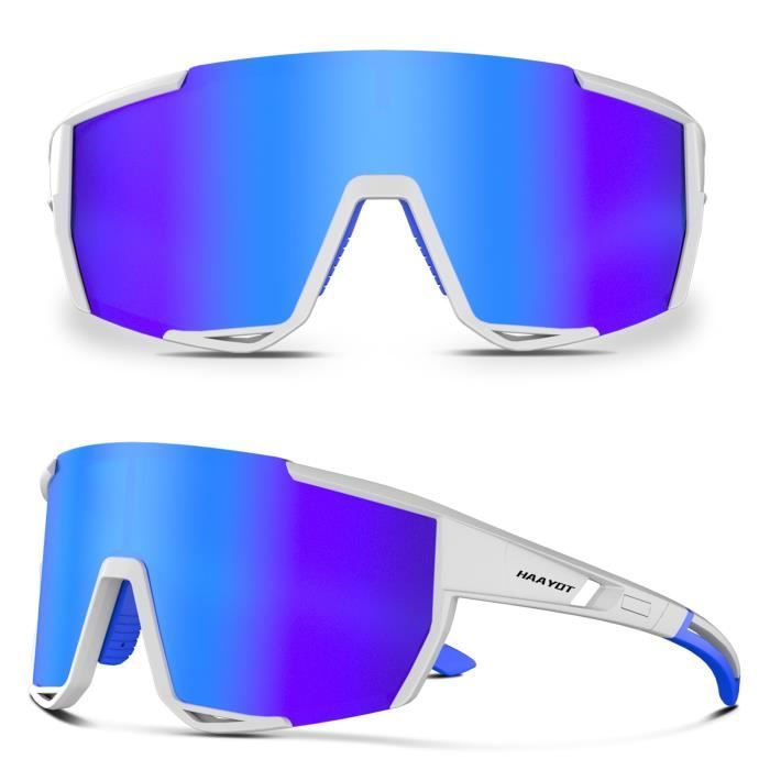 Lunettes Sport Polarisées 5 Verres Interchangeables - Vélo, Running, Outdoor - Anti-UV, Anti-buée - Msport Italy