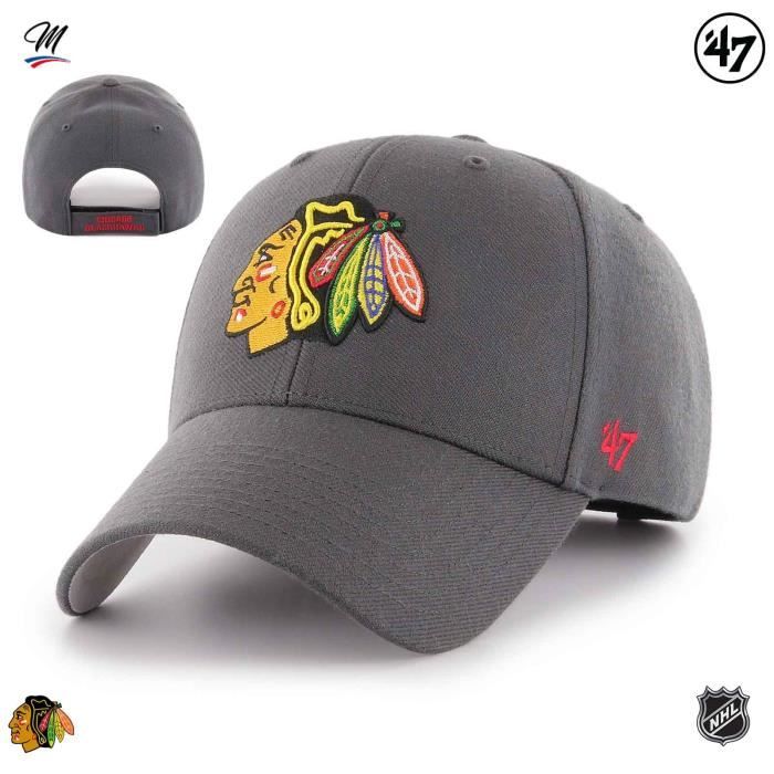 47 NHL CHICAGO BLACKHAWKS BALLPARK SNAP - Casquette - black/noir 47 NHL CHICAGO BLACKHAWKS BALLPARK SNAP - Casquette - black/noir