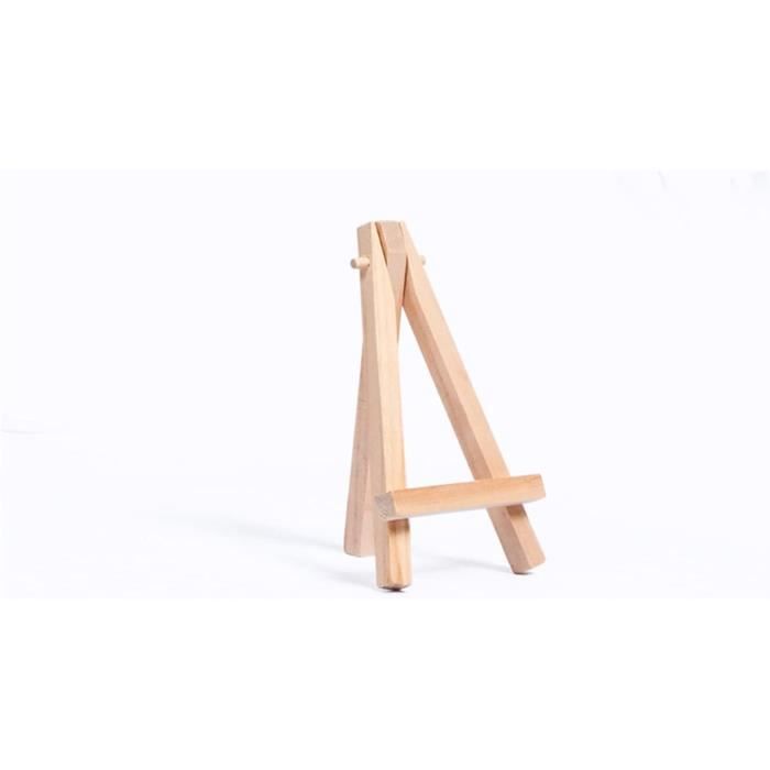 CVHOMEDECO Lot De 2 Présentoirs à Assiettes En Bois Noir Vieilli - Support Pliant Pour Décoration Murale Ou Meuble