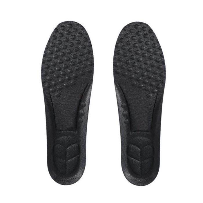 Semelles Mémoire De Forme - Soutien Voûte Plantaire - Absorption Chocs - Respirantes - Taille 27 Cm Homme/Femme