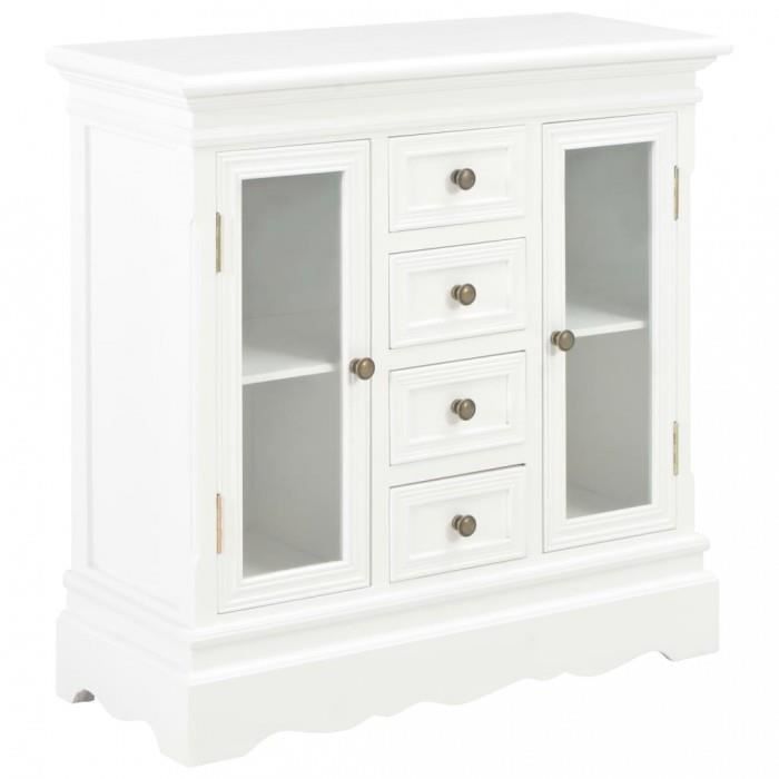 Buffet bas - P144 - Bois massif - Blanc - Porte(s) - Classique - Intemporel