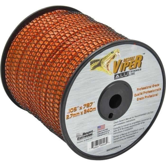 Fil Desert Viper Alu rond 2,7 x 240 m - orange