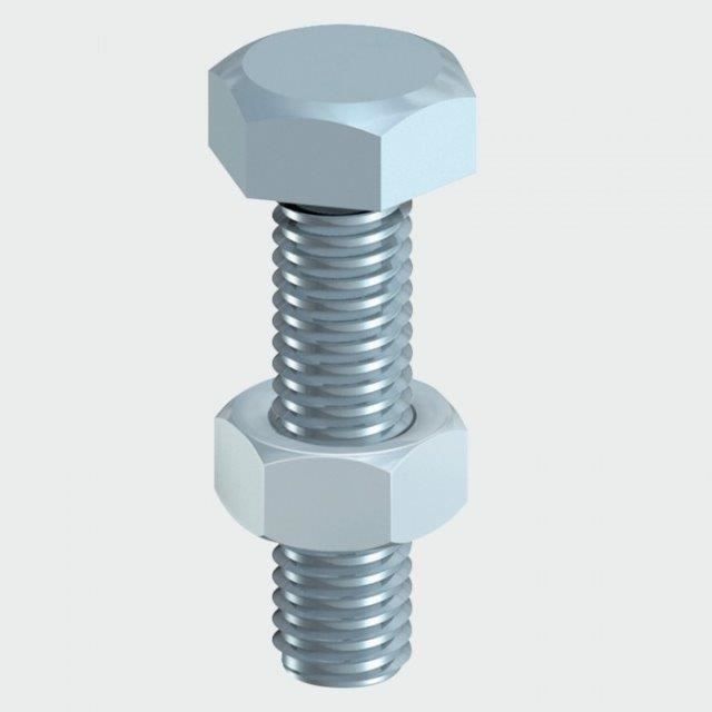 M10/ Douille hexagonale Vis /à t/ête frais/ée Boulons en acier lot de 10 10/ mm X 50/ mm
