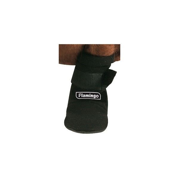 Soin Chien - Flamingo Protection pour patte 1 pièce Taille S Noir - 8,8 x 6,8 x 3 cm