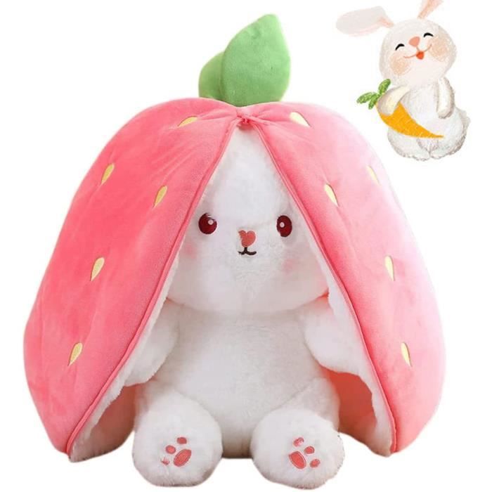 Peluche - Bunny - Lapin de Fraise - Douce - D?�coration de P?�ques - 20x10x18 cm - Cdiscount Jeux 