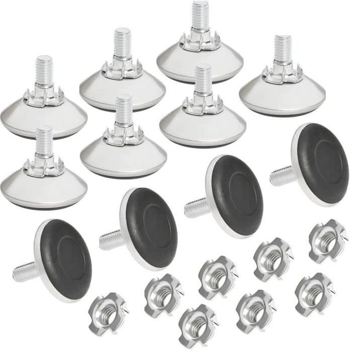 Lot De 4 Pieds De Nivellement Réglables Pour Tables De Billard Et Baby-Foot - Améliorez Stabilité & Performance