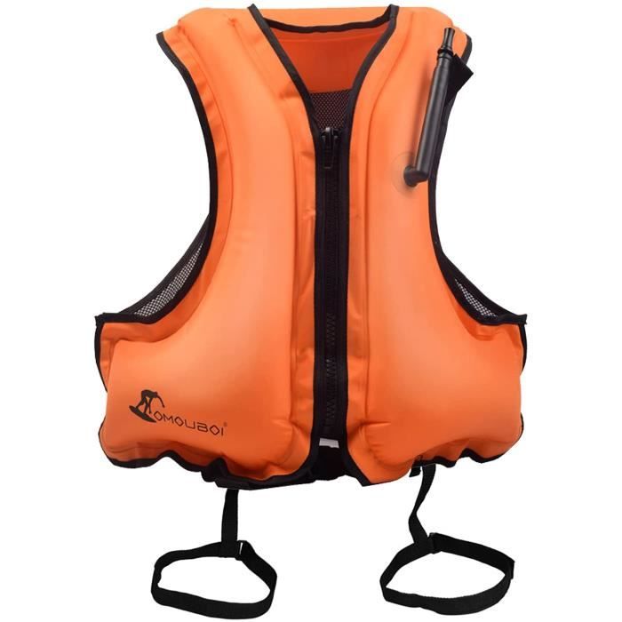 Gilet de Natation Adulte Gilet de Sauvetage Portables Gonflables Confortable et Reglable pour Bateau a Moteur Kayak Le Surf Sp 17 Cdiscount