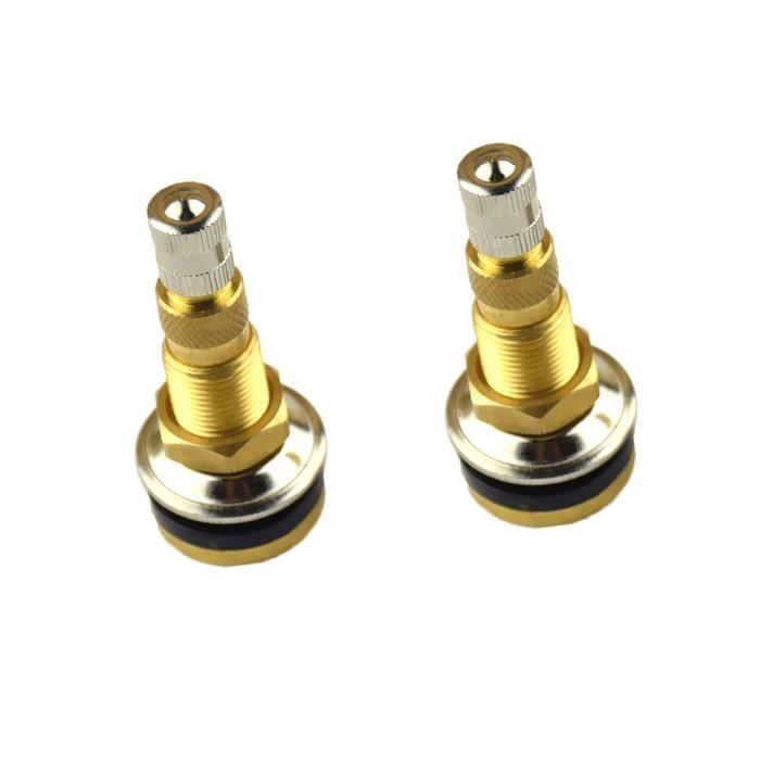 Lot De 4 Valves De Pneu Haute Pression TR600HP - Laiton, Pour Pneus Sans Chambre à Air, Max 4 MPA - 8
