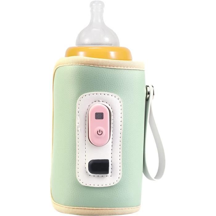 Chauffe-biberon Portable USB Avec écran LCD - Température Réglable 38-55°C, étanche, Pour Voyages