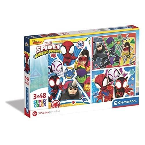 Puzzle Clementoni Marvel Spidey - 2 X 60 Pièces | Enfants 4 Ans | Fabriqué En Italie
