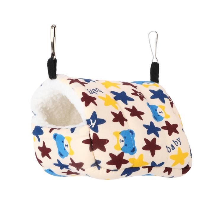 Meilleurs prix pour Dilwe Hamac en coton suspendu pour petit animal de compagnie Petit animal de compagnie suspendu coton hamac hamster hiver chaud