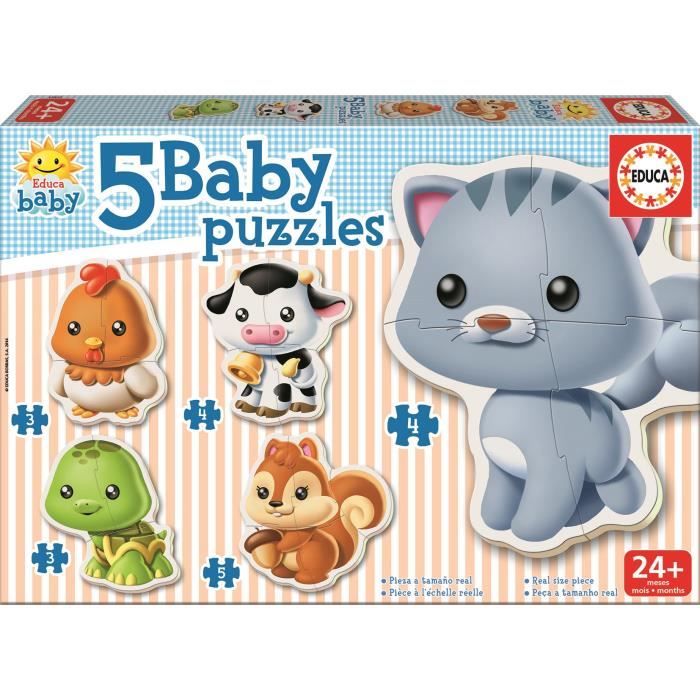 EDUCA Baby Puzzles Animaux - Cdiscount Jeux - Jouets