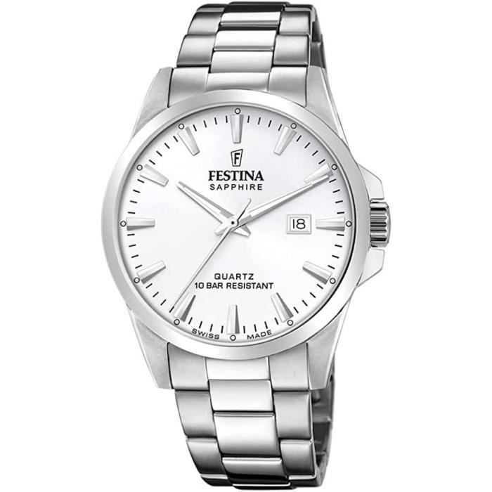 Montre - FESTINA - F20024/2 - Quartz - Acier inoxydable - 41 mm
