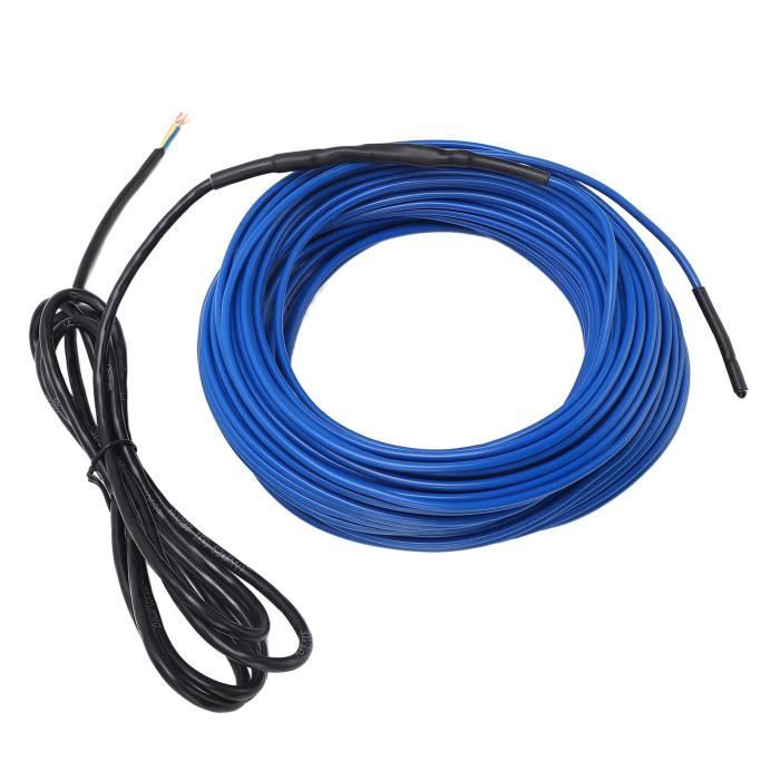 Câble Chauffant De 20M De Long, 300W, IP68, étanche, Résistant Au Gel Ruban Chauffant Pour Canalisation Pour Lhiver 220 A 240v 50hz 90116399