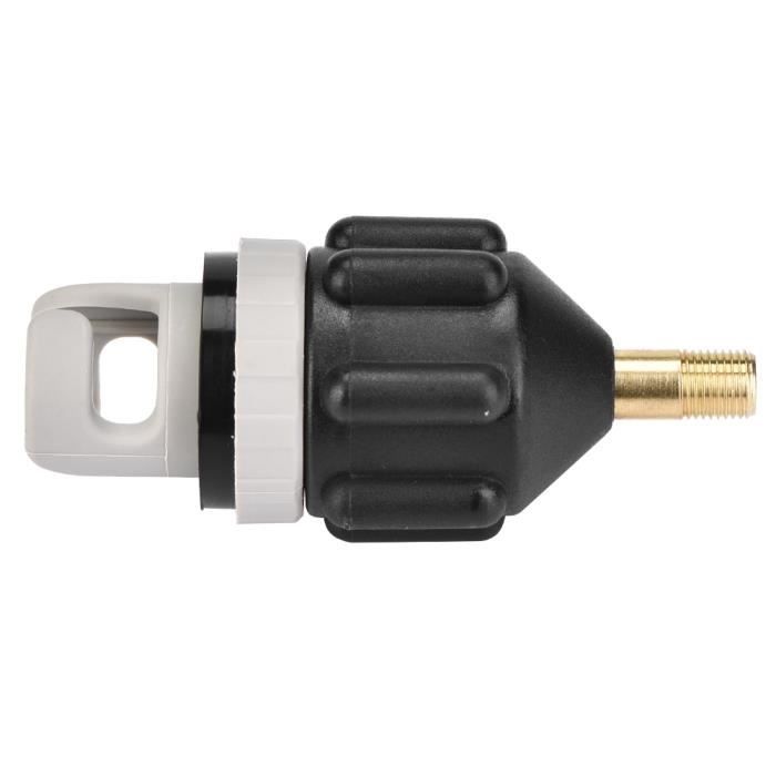 Adaptateur De Valve Pour Pompe à Air - Bateau Gonflable - PVC Noir 20x46mm
