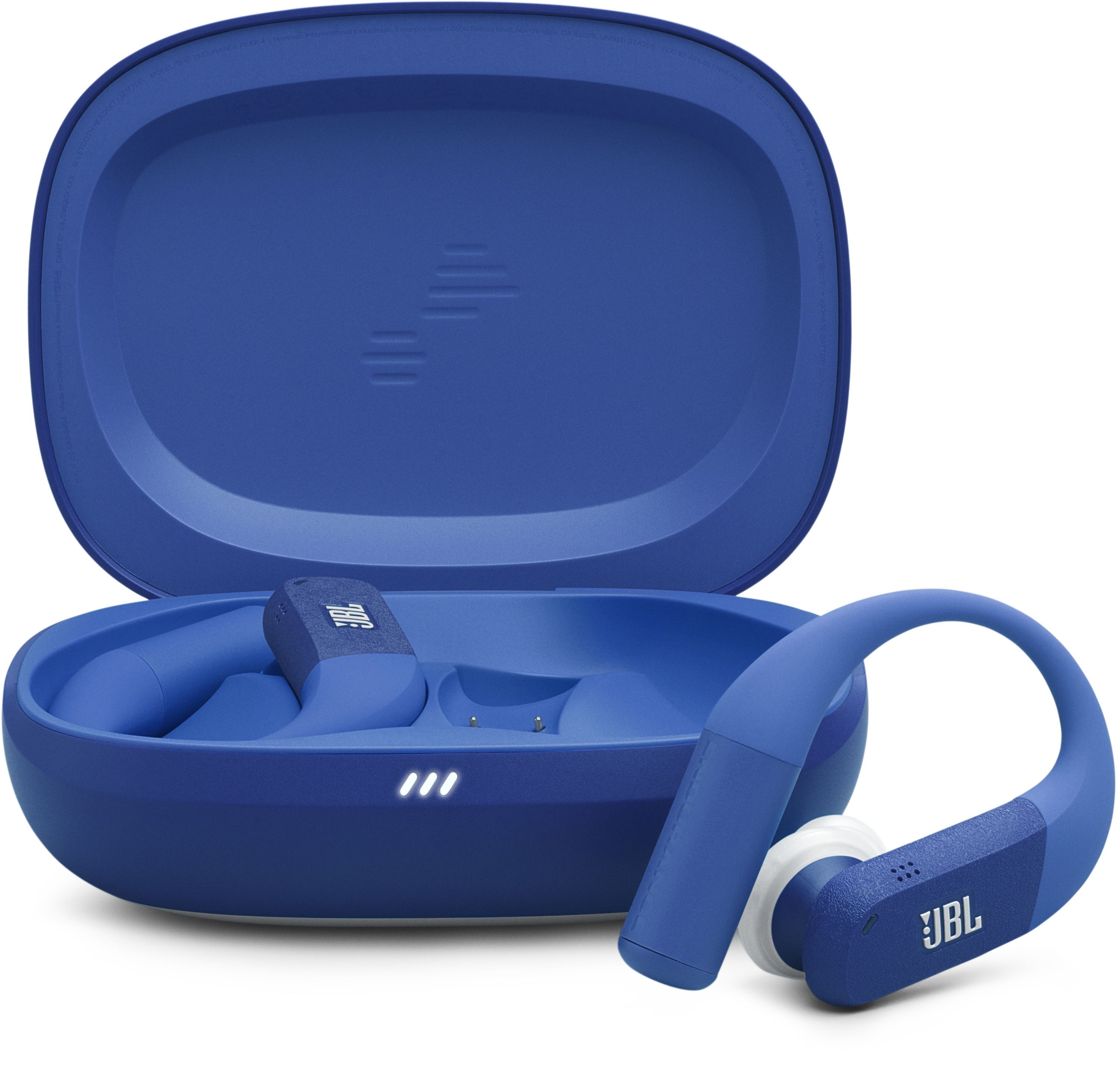 Écouteurs de sport - Sans fil - JBL - Endurance Peak 4 - Réduction de bruit - Bleu