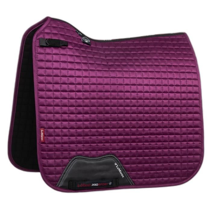 Tapis De Selle En Daim Lemieux Prosport Carré – Confort Et Style Pour Le Dressage équestre