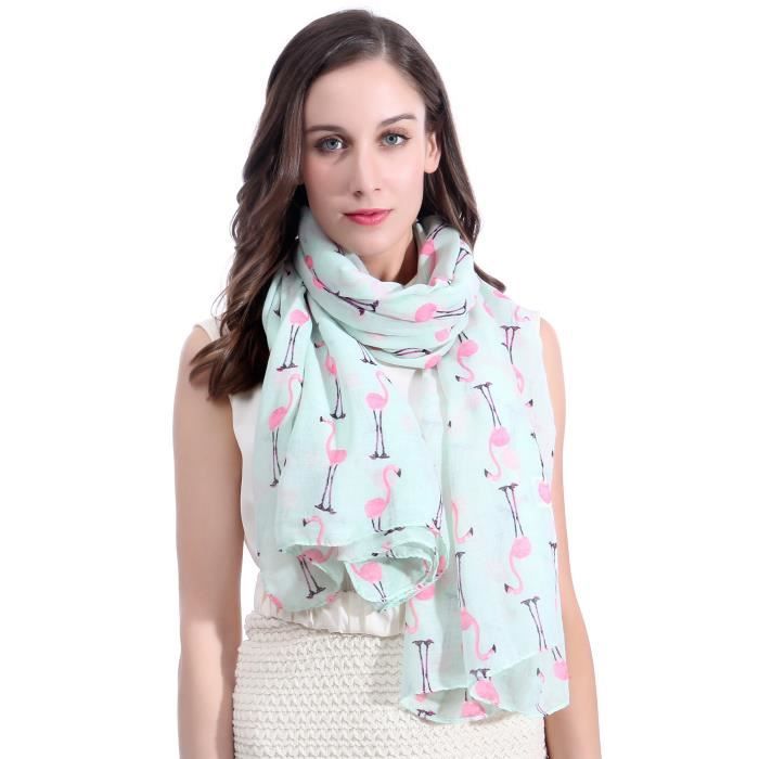 Lina /& Lily Écharpe Foulard pour Femme Imprimé Note de Musique