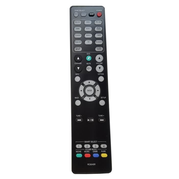 Télécommande de rechange pour récepteur AV réseau Marantz RC034SR NR1604 NR1710 NR1605 NR1603 Slim Line 7.1 7.2 canaux