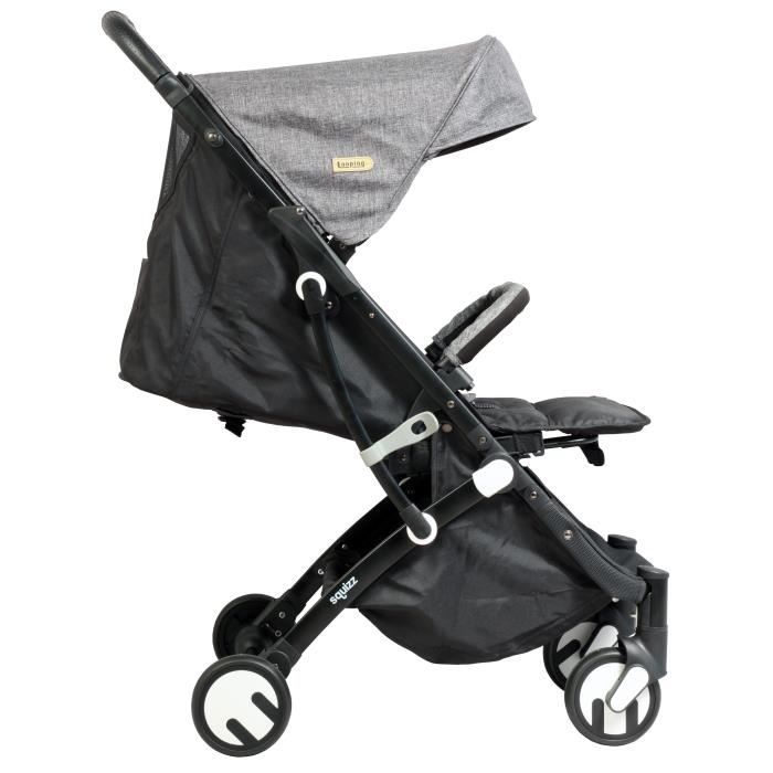 Poussette Compacte Looping SQUIZZ 3 - Naissance, Pliage Compact 1 Main -  Intense Grey - Cdiscount Puériculture & Eveil bébé