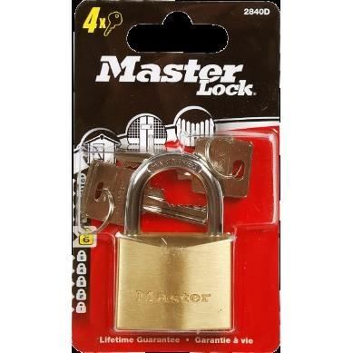 Cadenas Master Lock 131Q - Aluminium Avec Clé 30mm | 4 Broches Anti-crochetage Pour Casiers