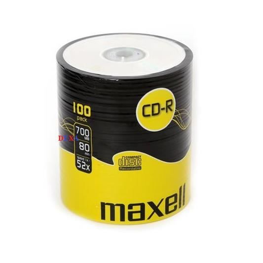100 CD-R Vierge Maxell Spindle