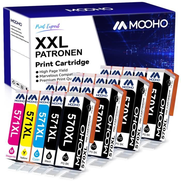 10 Cartucce Compatibili PGI570/CLI571 Per Stampanti Canon