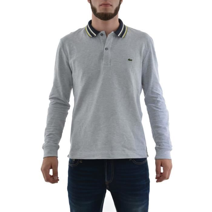 polos manches longues lacoste