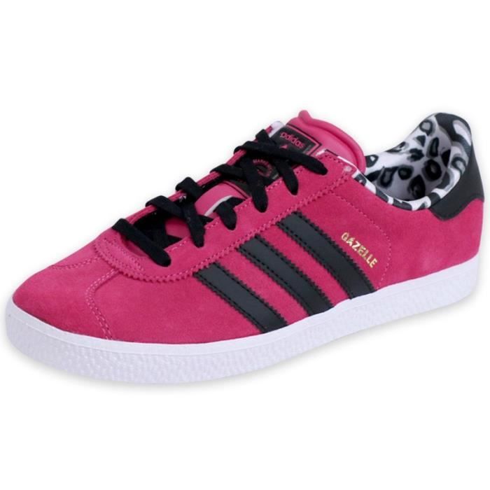 Adidas Gazelle 2 Chaussures Fille/Femme Rose - Cdiscount Chaussures
