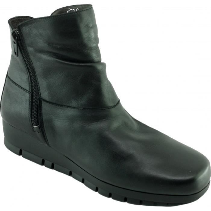 bottines femme cuir pieds sensibles