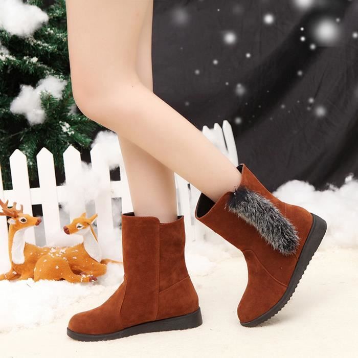 botte chaude hiver femme