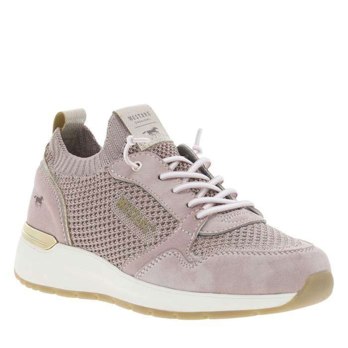 A Compense Baskets talon compensé bas Mauve - Cdiscount