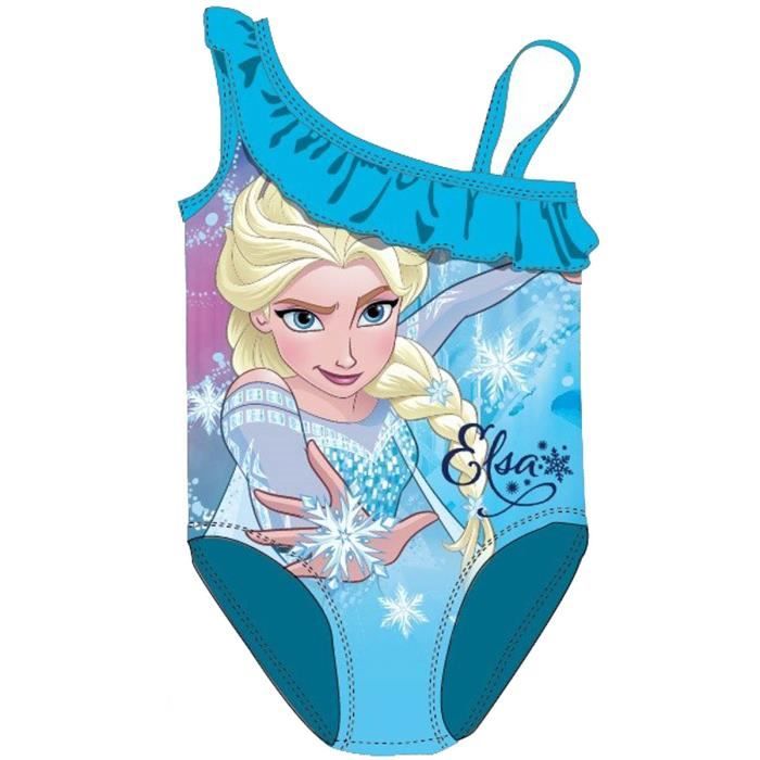 Liz Lisa Maillot De Bain Une Pièce Fille - Elsa (La Reine Des Neiges) - Bleu - Taille Standard Pop Erza Liz Lisa Maillot De Bain Une Pièce Fille - Elsa (La Reine Des Neiges) - Bleu - Taille Standard Pop Erza